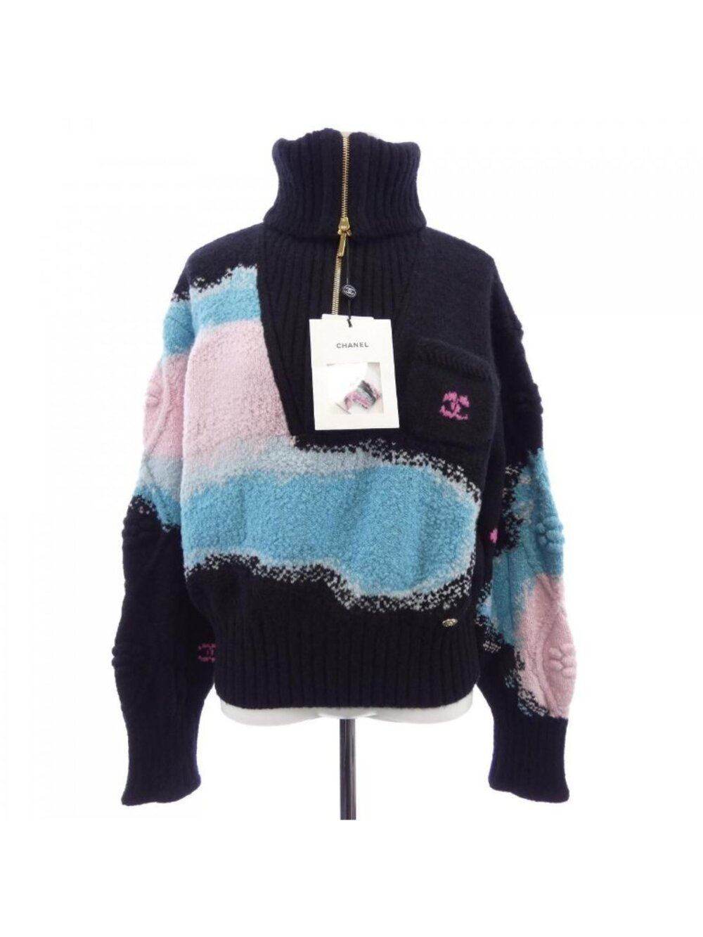 Chanel Knit Sweater Black